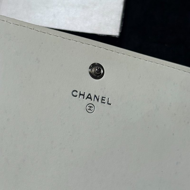 🖤 Chanel Deauville 經典黑色帆布皮夾/長夾-13