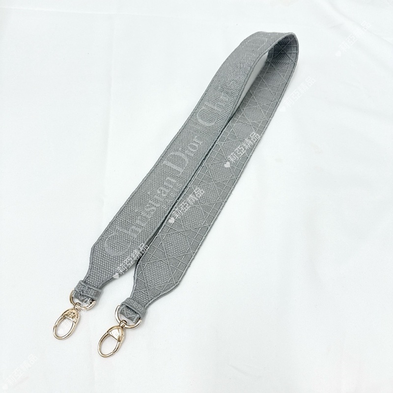莉亞精品♡ Dior 刺繡黛妃包 灰中號 二手-16