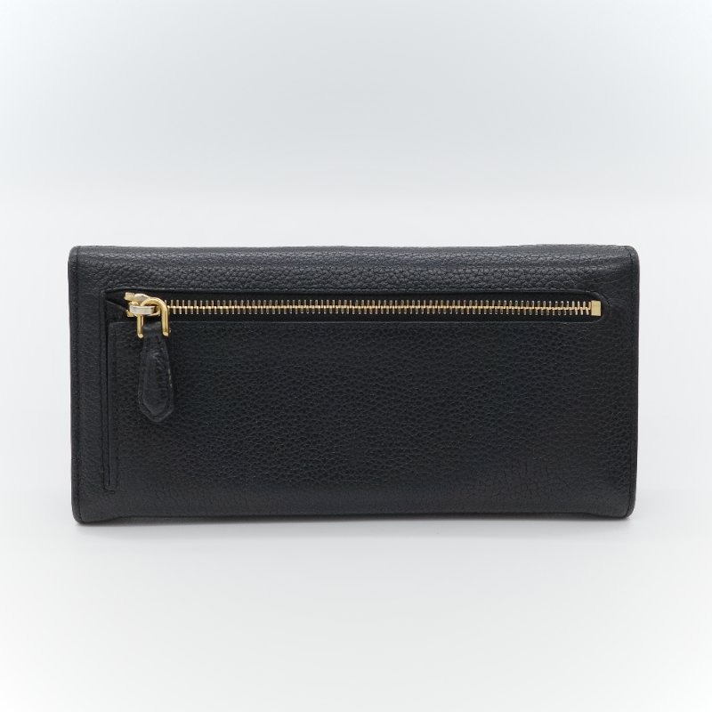 prada 黑色錢包-4