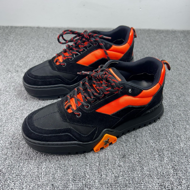Louis Vuitton 路易威登 LV 黑橙hiking運動鞋 徒步鞋 39.5碼 5.5碼/內長265 98新-0