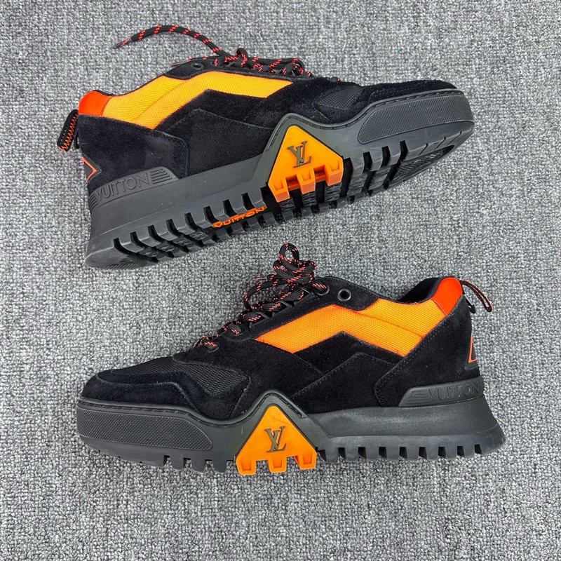 Louis Vuitton 路易威登 LV 黑橙hiking運動鞋 徒步鞋 39.5碼 5.5碼/內長265 98新-3