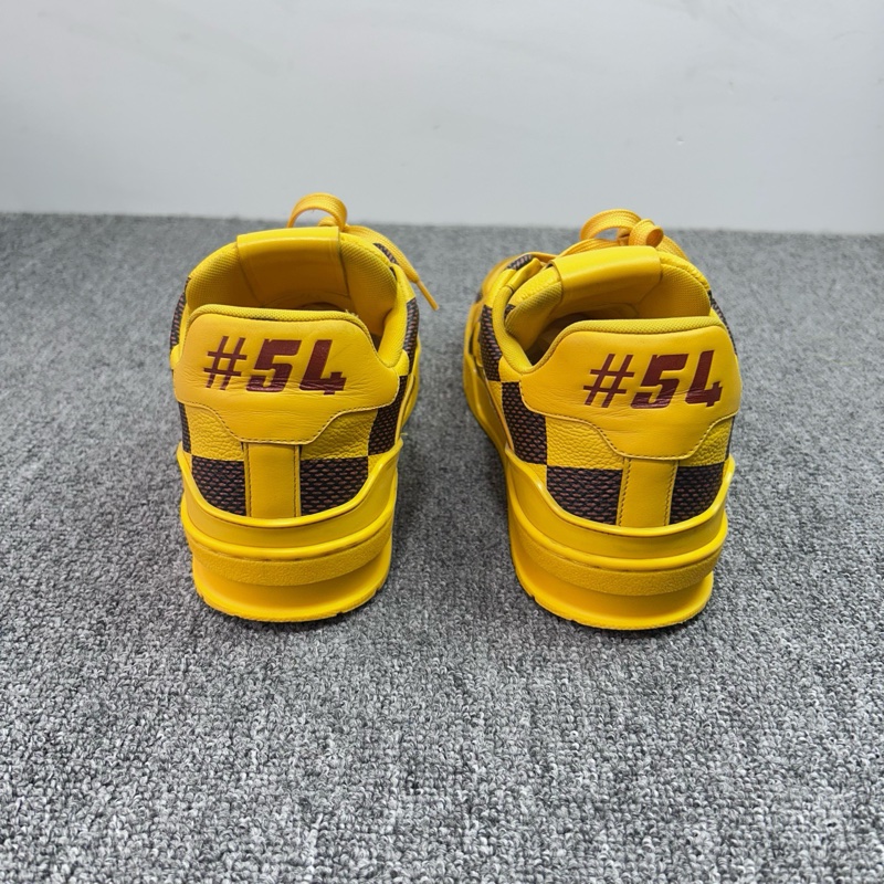 Louis Vuitton 路易威登 黑黃棋盤格Trainer/95新 41碼 /7碼-5