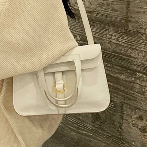 🐎Hermes愛馬仕｜halzan哈拉贊奶昔白銀扣25｜Y刻｜閒置未使用｜全配