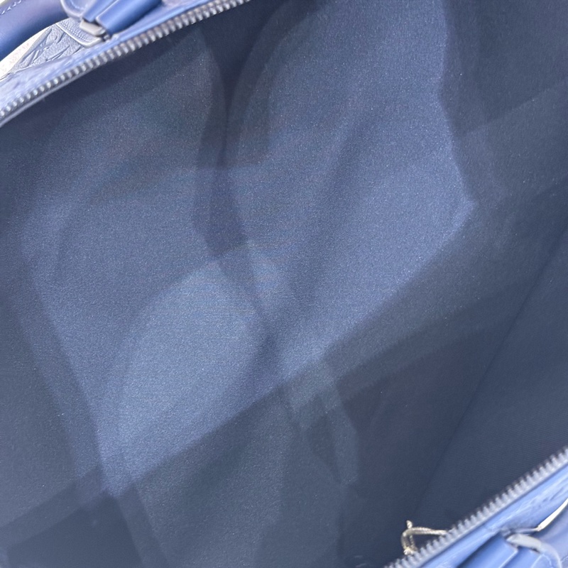 LV Keepall Bandouliere 50 藍色旅行袋-4