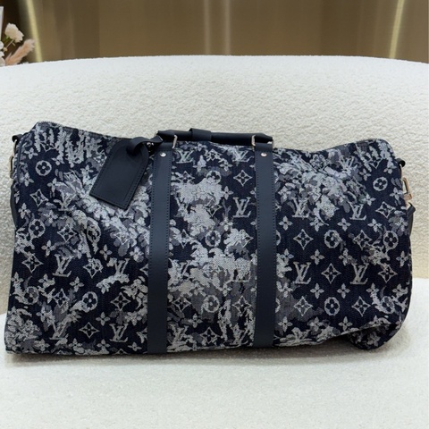 LV 渲染藍色丹寧50旅行袋