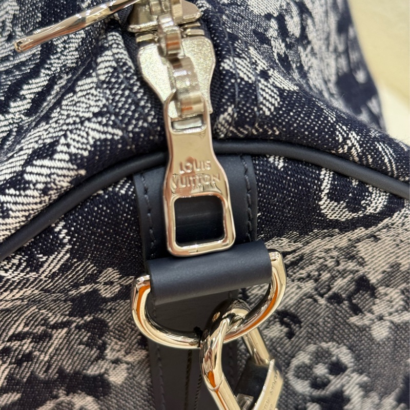 LV 渲染藍色丹寧50旅行袋-3