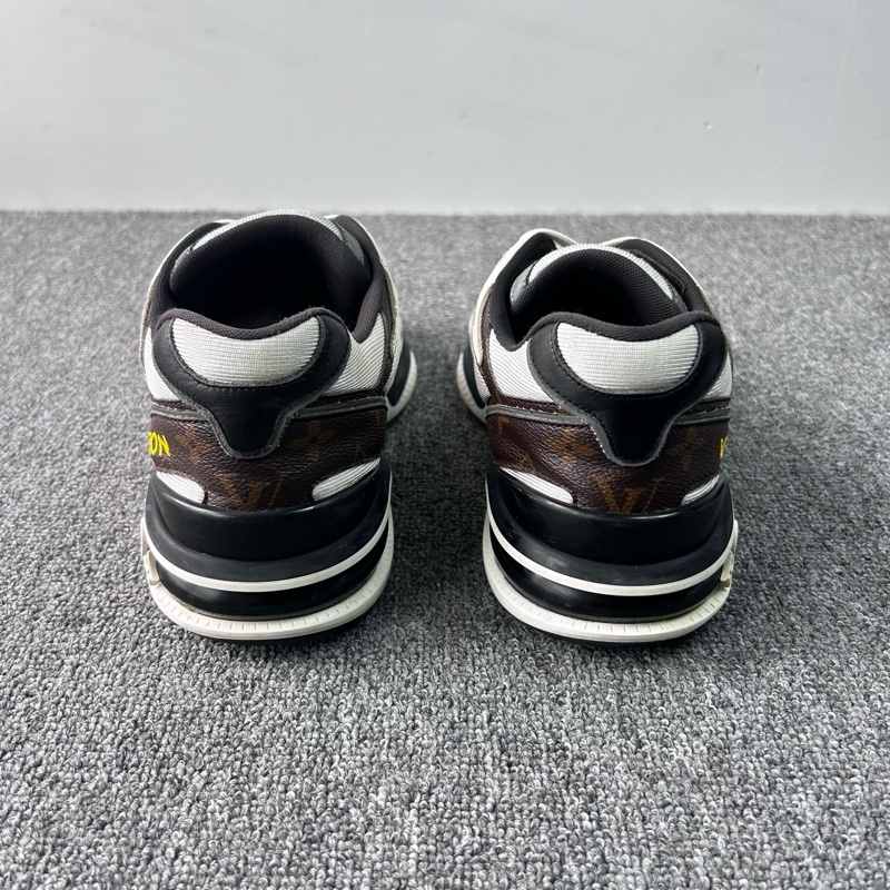 Louis Vuitton 路易威登 LV Trail 老花拼接跑鞋 白棕色 /41碼 /7碼 /95新-5