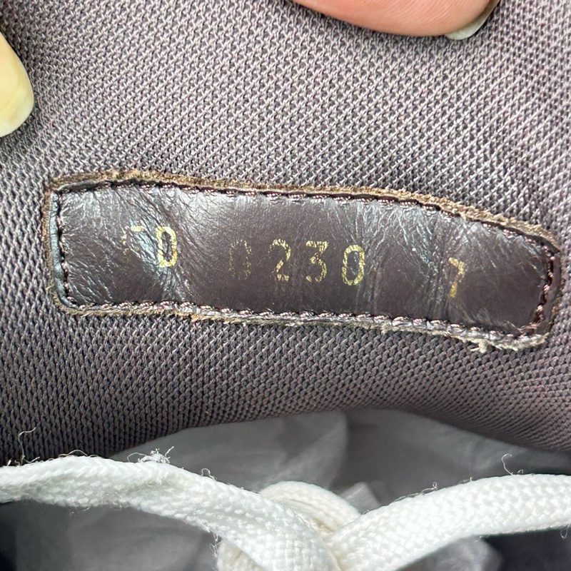 Louis Vuitton 路易威登 LV Trail 老花拼接跑鞋 白棕色 /41碼 /7碼 /95新-6