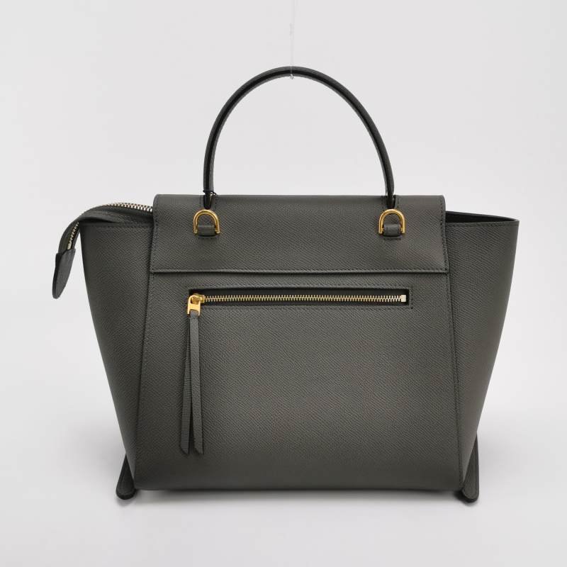 Celine Belt鯰魚包Micro牛皮純色紐結飾帶斜背包單肩包-4