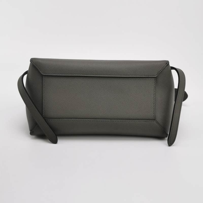 Celine Belt鯰魚包Micro牛皮純色紐結飾帶斜背包單肩包-5