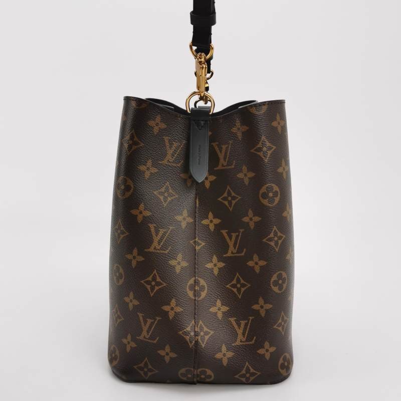 Louis Vuitton (LV) NÉONOÉ中型牛皮Monogram印花抽繩肩背包晶片款-2