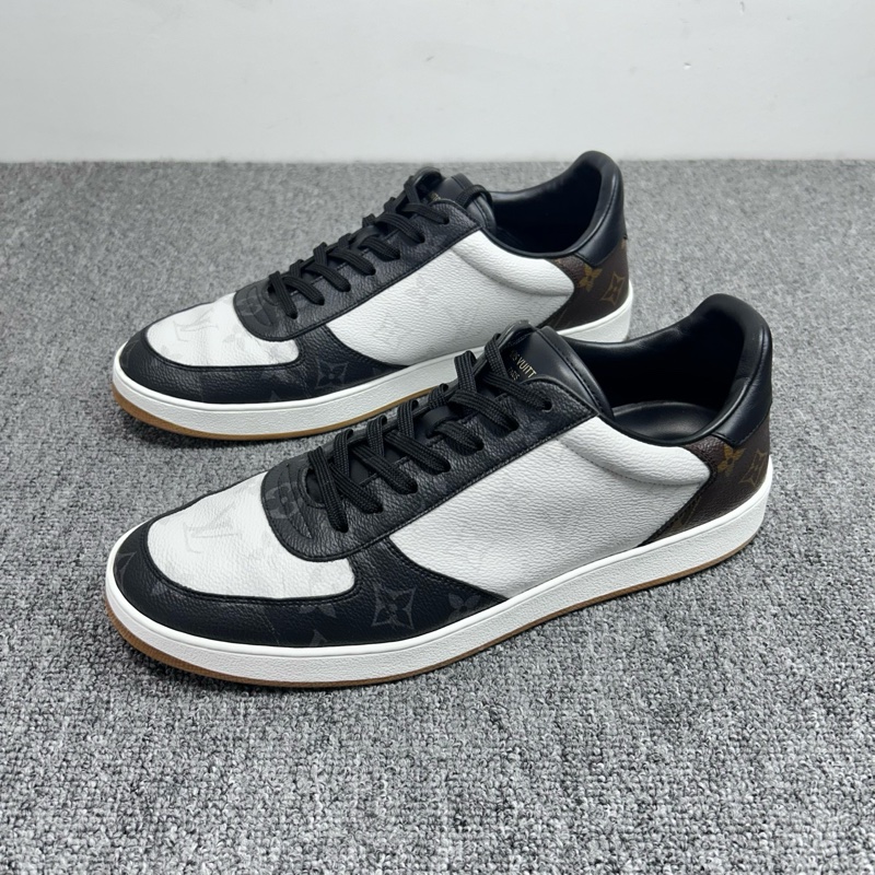 Louis Vuitton 路易威登 LV Rivoli黑白老花休閒板鞋/97新/42.5碼-0