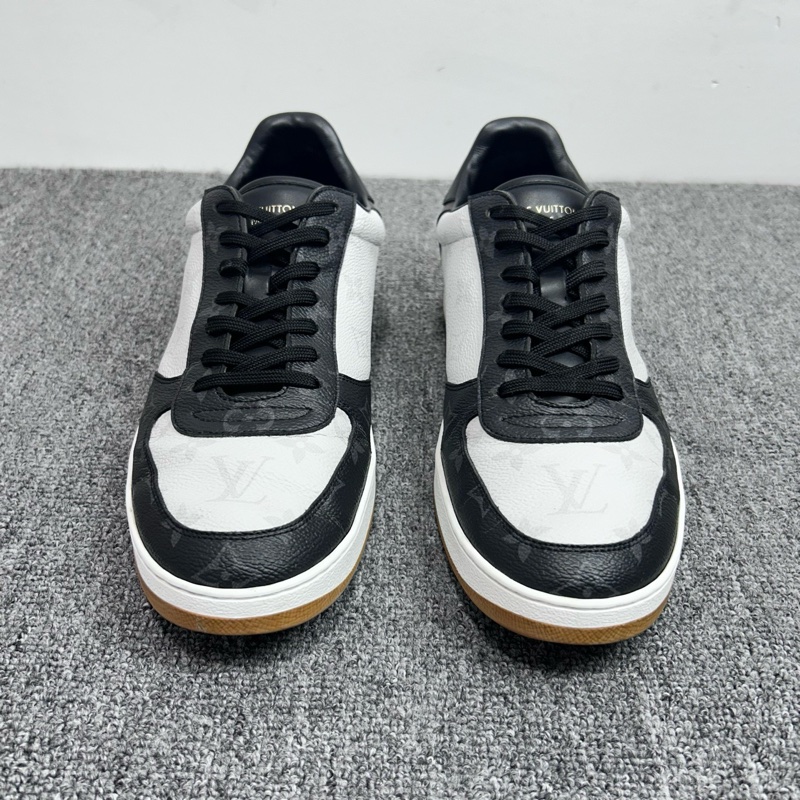 Louis Vuitton 路易威登 LV Rivoli黑白老花休閒板鞋/97新/42.5碼-1