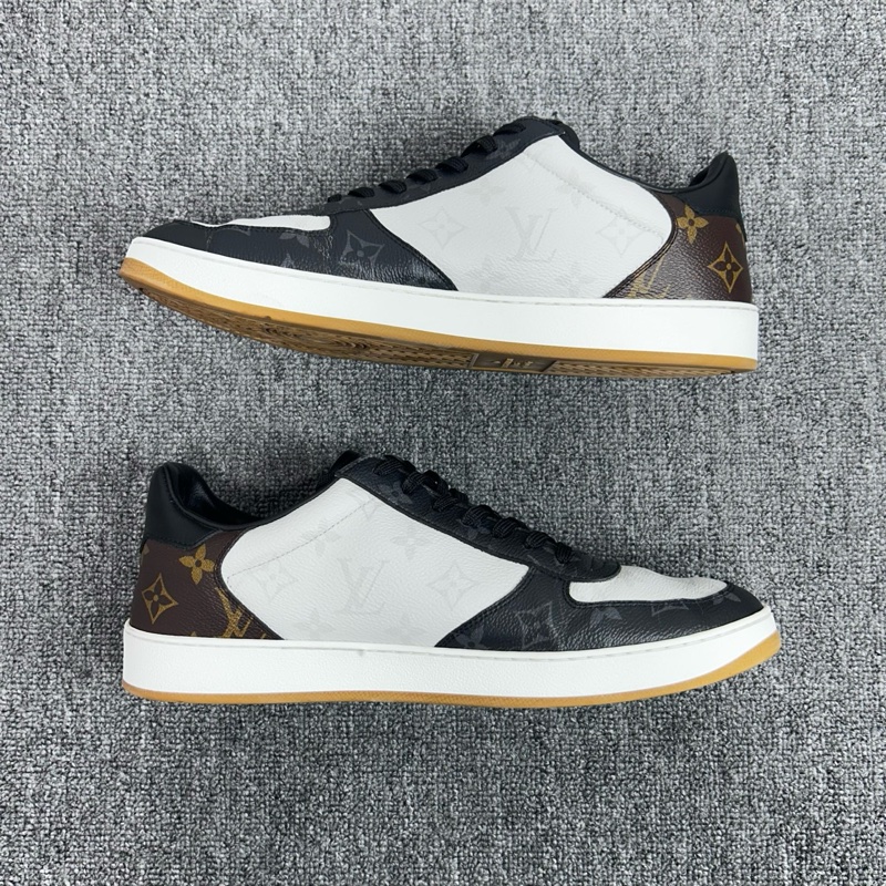 Louis Vuitton 路易威登 LV Rivoli黑白老花休閒板鞋/97新/42.5碼-5