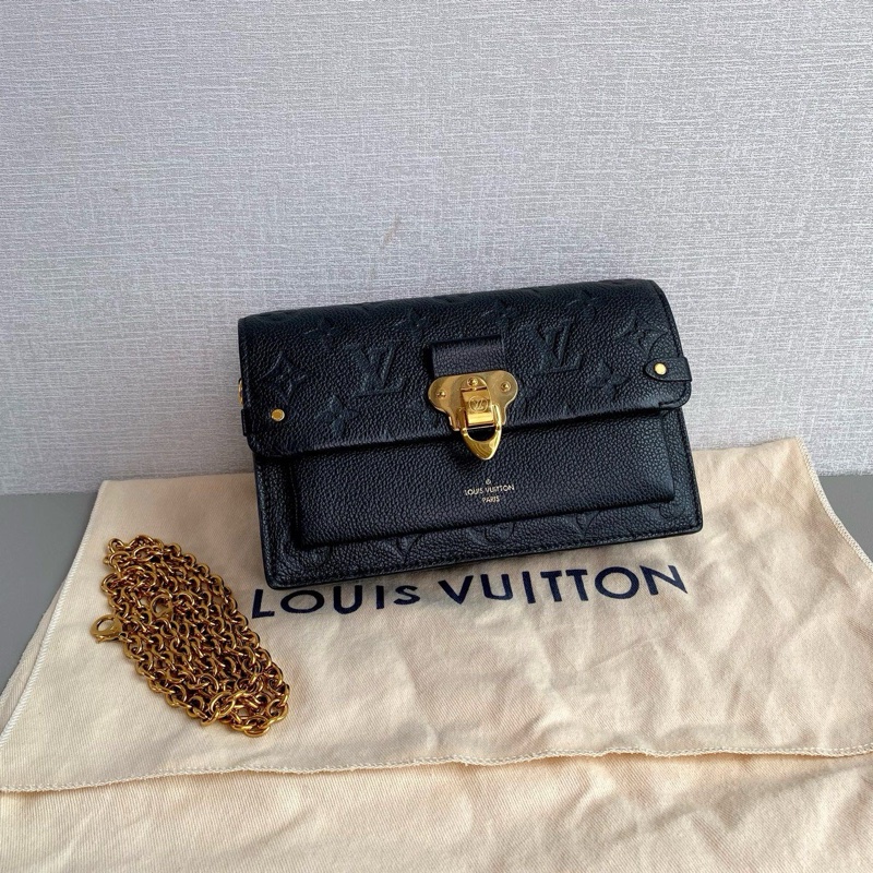 👜Louis Vuitton路易威登|Vivian WOC鏈條包|芯片款98新-2