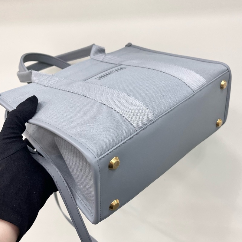 Balenciaga canvas tote ( Grey )-2