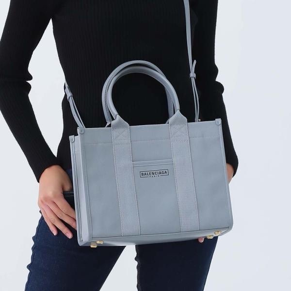 Balenciaga canvas tote ( Grey )-5