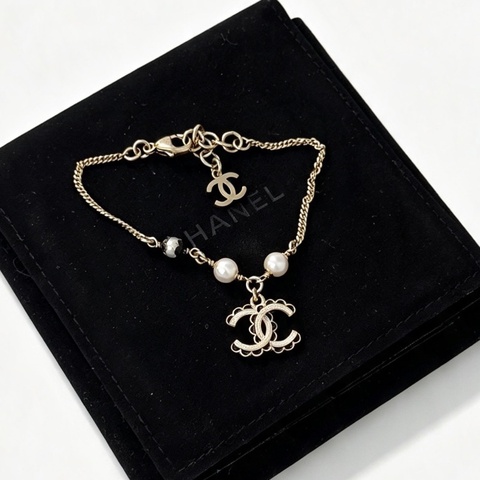 CHANEL/香奈兒 24C雙C珍珠手鍊