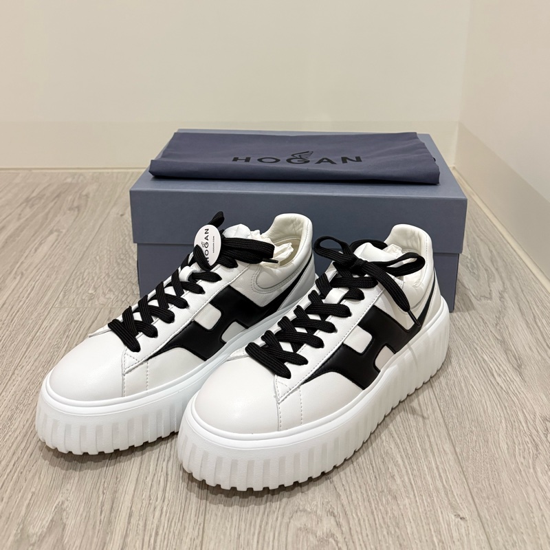 Hogan 女款 H-Stripes 厚底餅乾鞋-1