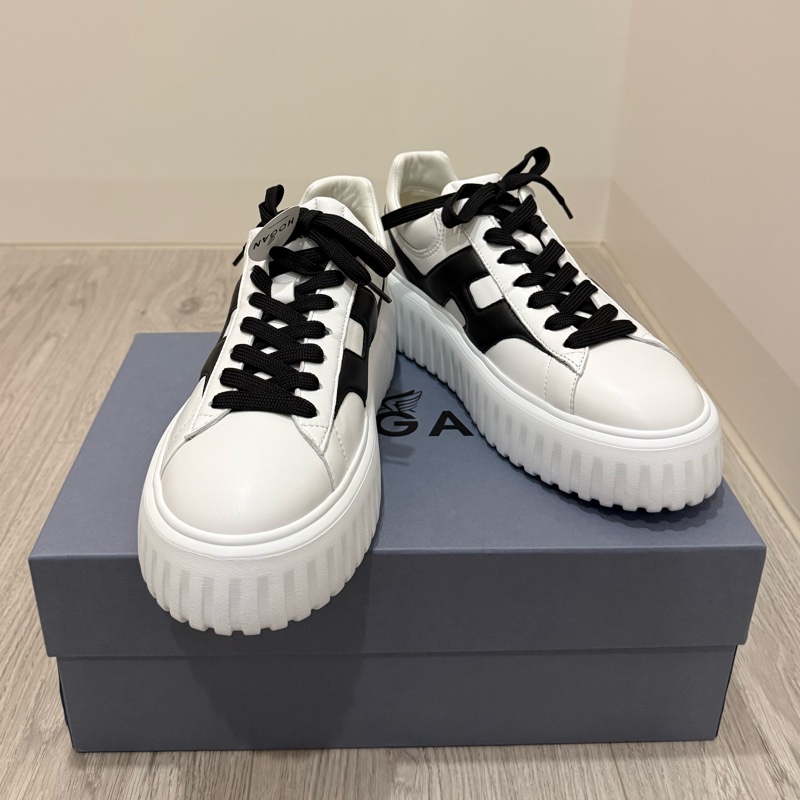 Hogan 女款 H-Stripes 厚底餅乾鞋-3