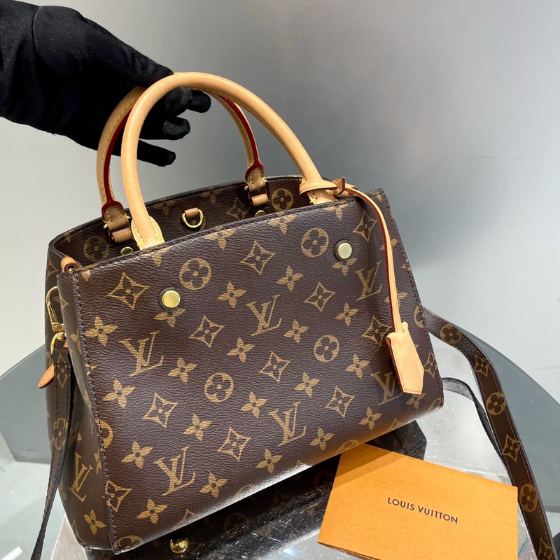 LV 小号Montaigne经典老花蒙田包-0