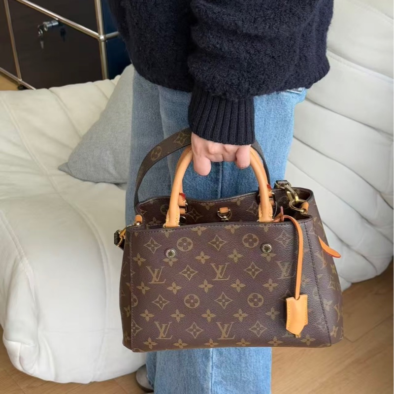 LV 小号Montaigne经典老花蒙田包-4