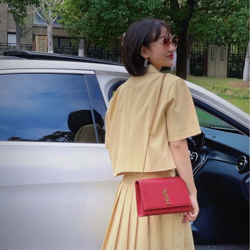 YSL圣罗兰 粉色 kate-3