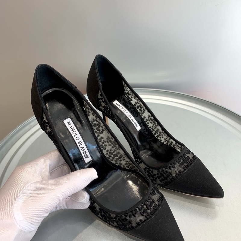 MANOLO BLAHNIK 蕾丝高跟鞋-1