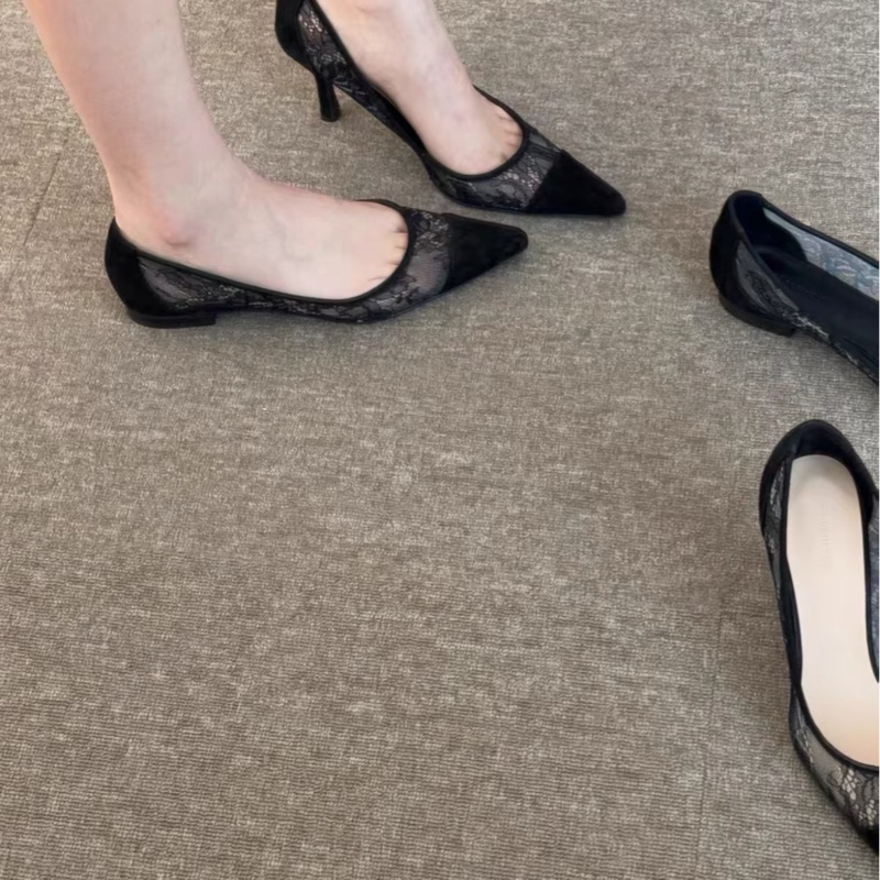 MANOLO BLAHNIK 蕾丝高跟鞋-4