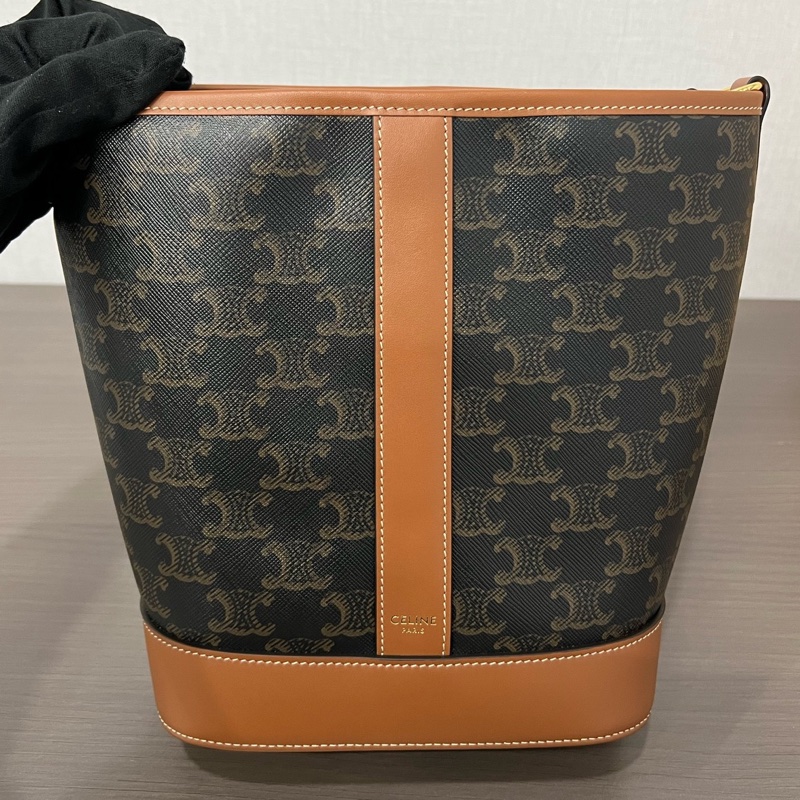 Celine/賽琳 老花小號水桶包-0