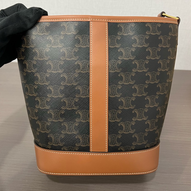 Celine/賽琳 老花小號水桶包-1