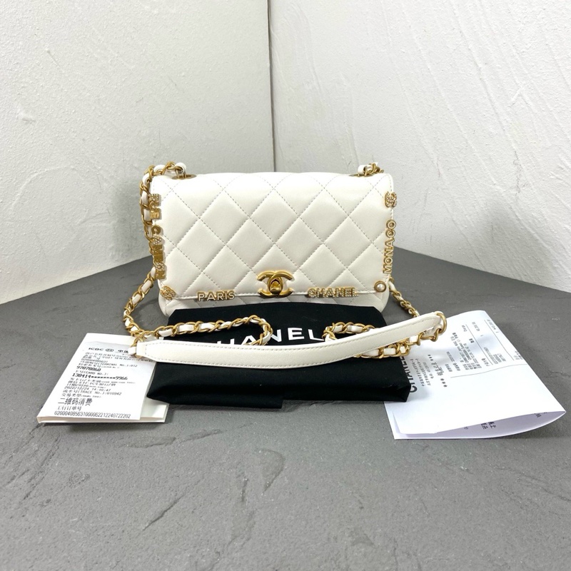 CHANEL香奈兒2023新款琺瑯鏈條包，芯片款-1