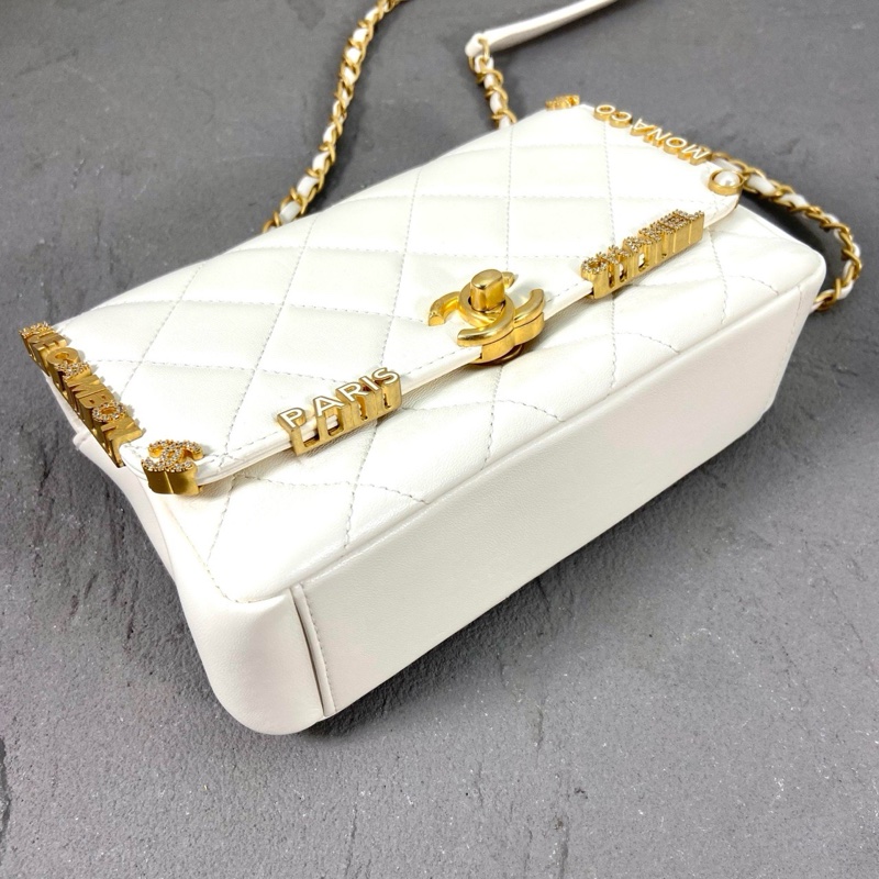 CHANEL香奈兒2023新款琺瑯鏈條包，芯片款-4