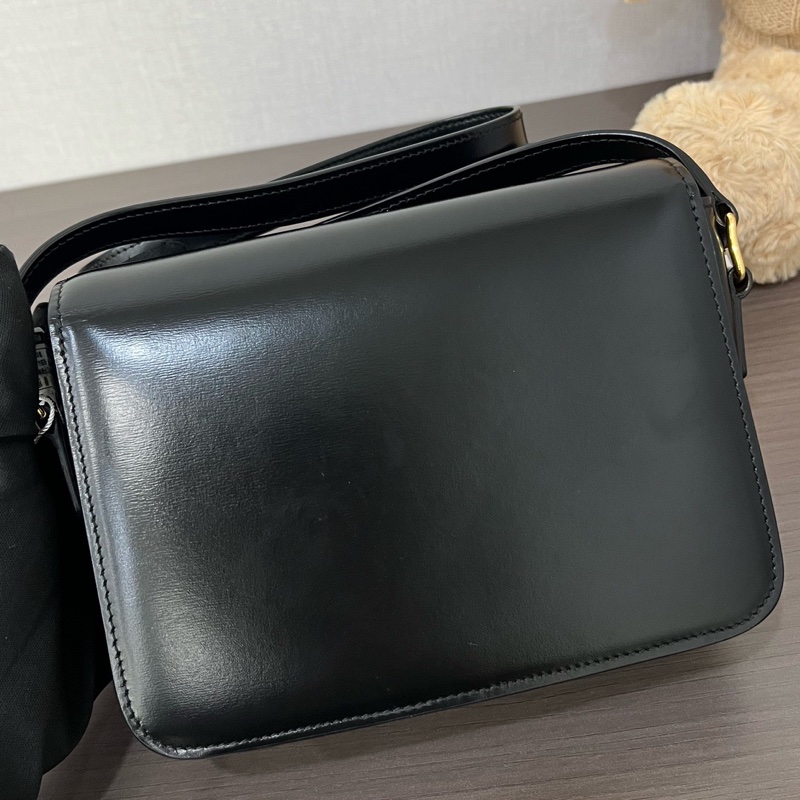 Celine/賽琳 黑金小號TRIOMPHE凱旋門豆腐包-2