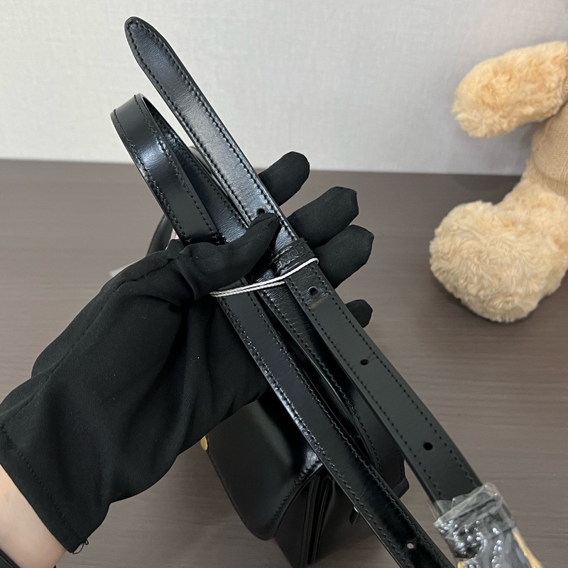 Celine/賽琳 黑金小號TRIOMPHE凱旋門豆腐包-8