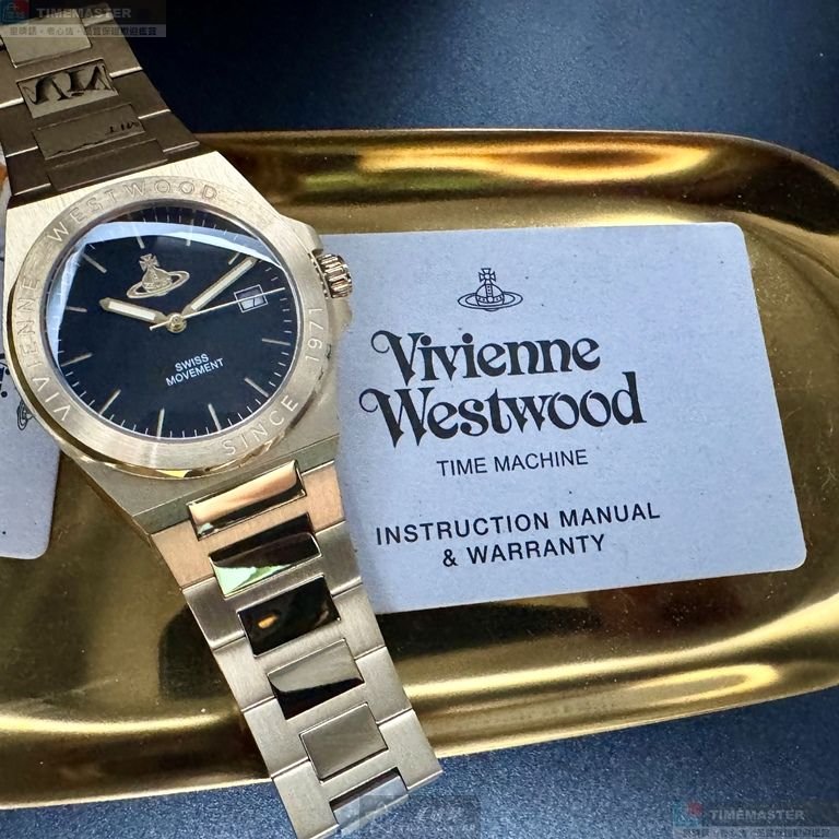 Vivienne Westwood手錶,編號VW30314,38mm金色錶殼,金色錶帶款-5