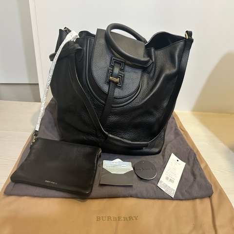 Meli Melo 小牛皮肩背包｜全新未使用｜經典黑色｜英倫質感精品✨