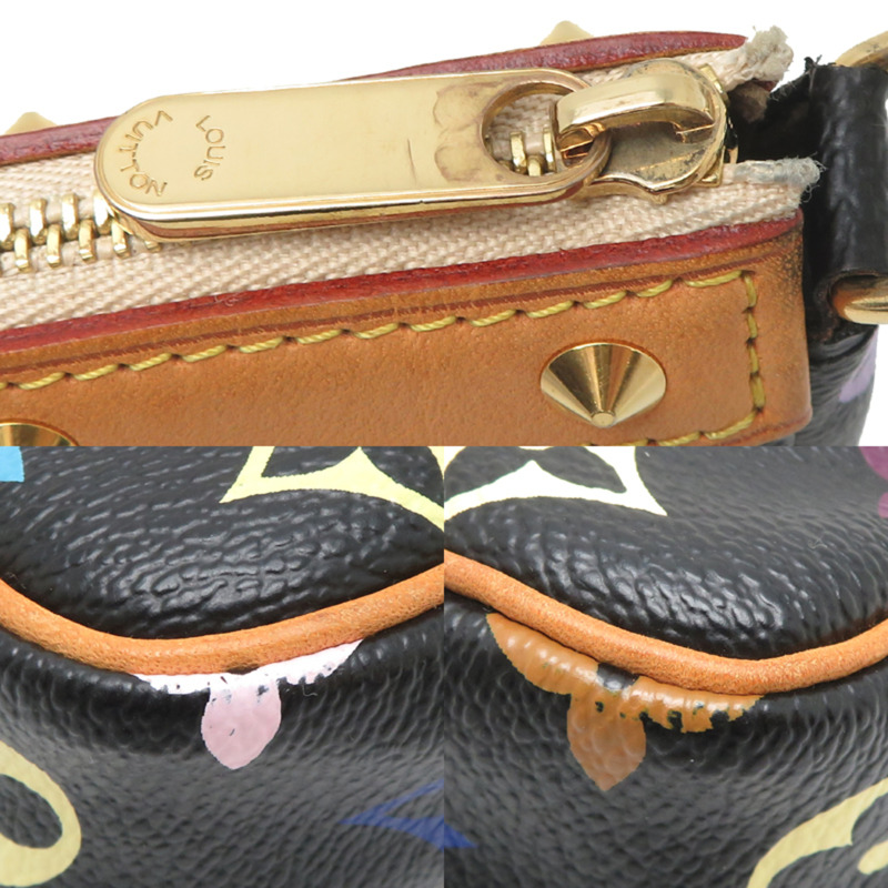 路易威登 Pochette Accessoires 女士手拿包 M92648(已停產)Monogram Multicolor 黑色-9