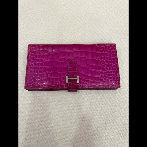 Hermes Bearn wallet 長款錢包 天方夜譚紫
