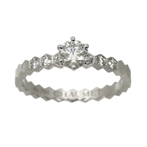 Chaumet尚美 18K白金 Bee my Love 鑽石戒指0.3ct Size48