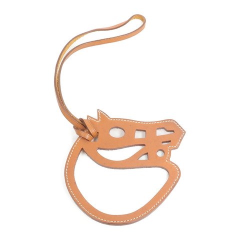 HERMES Swift皮革Paddock Cheval掛飾