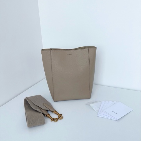 eline 賽琳 Sangle Bucket全皮水桶包