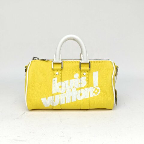 LOUIS VUITTON 黄色KEEPALLXS手提包