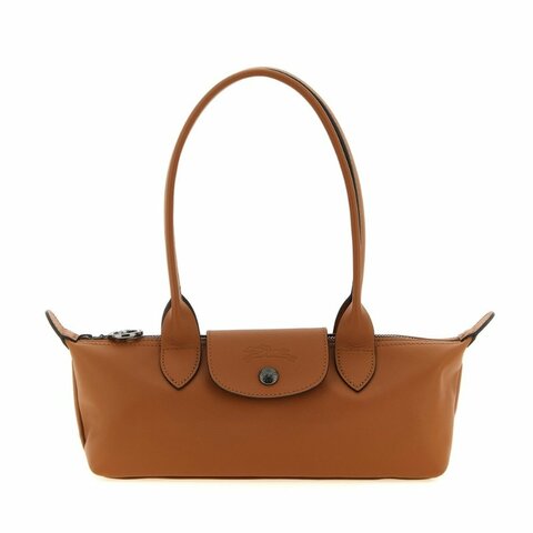 【LONGCHAMP】Le Pliage Xtra M 牛皮 肩背包 腋下包 法棍包 腰果色 10370987M19