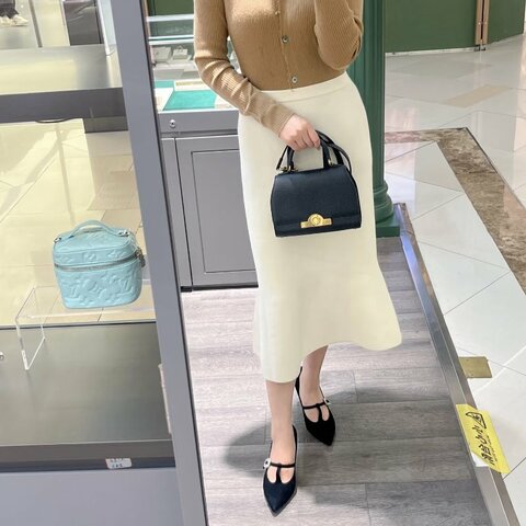 MOYNAT 黑色金扣rejane小號 手提斜背包20*14*8 99新配件塵袋