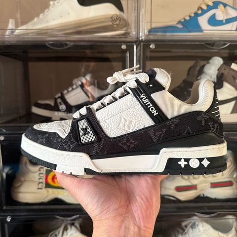 Louis Vuitton Trainer 黑牛仔 LV6 大約255-26