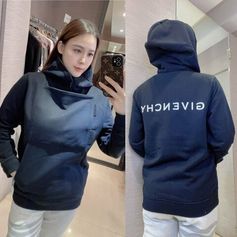 💎Han's house精品服飾💎GIVENCHY 紀梵希 刺繡 Logo 帽T 現貨 青年款