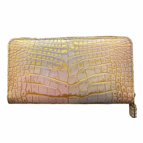 LOUIS VUITTON 路易威登 N82917 ZIPPY WALLET CROCODILE 長夾 鱷魚皮 幻彩色 金釦