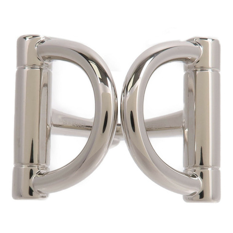 HERMES 金屬Double D Scarf Ring絲巾扣