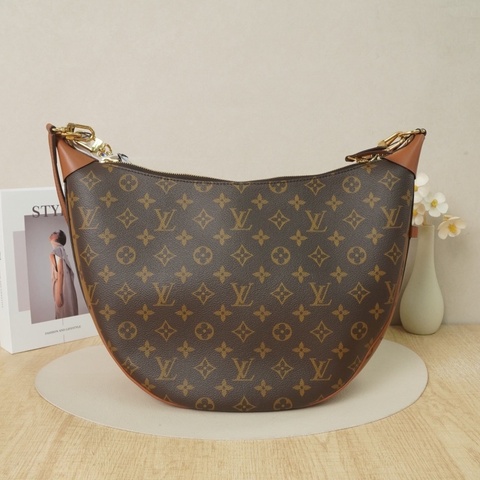 【VUINCA Vintage 可議價】LOUIS VUITTON 大月亮包 老花 芯片款